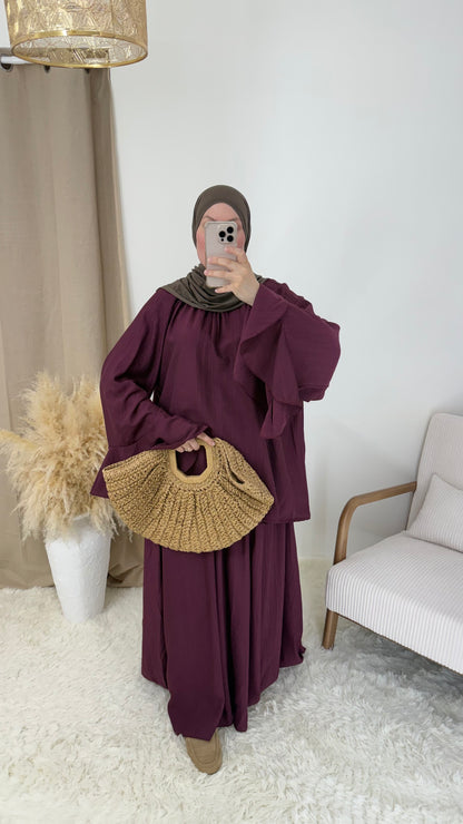 Ensemble Safiya | Aubergine