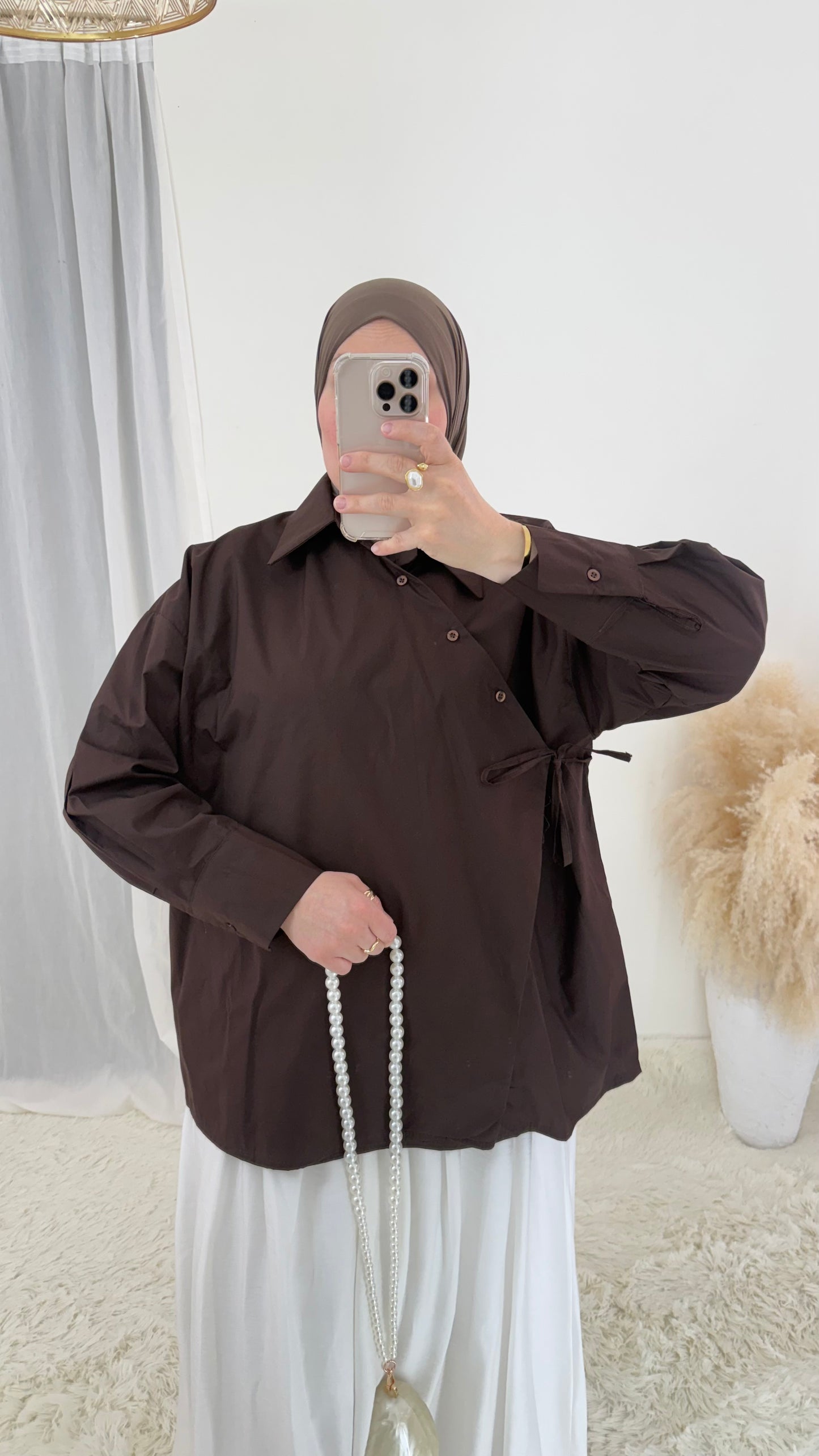 Blouse Coton | Chocolat