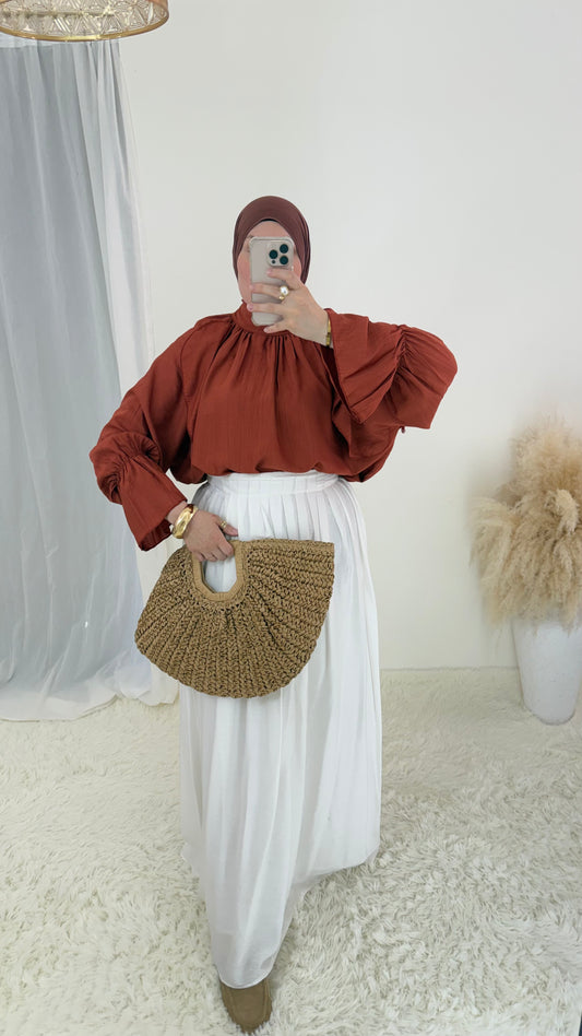 Blouse Lina | Brique