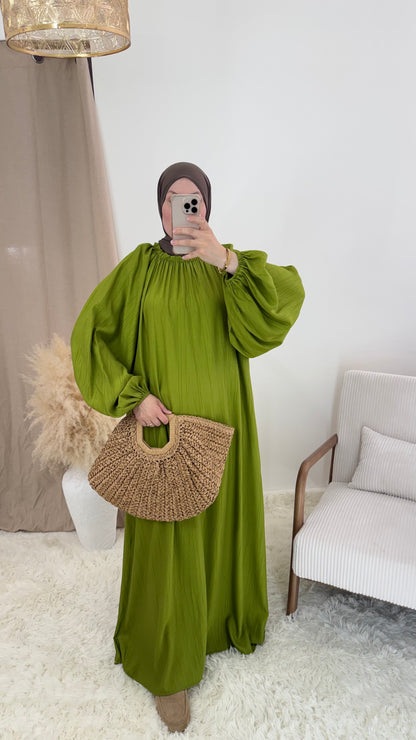 Abaya Laora | Pistache