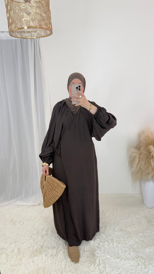 Robe Cache cœur | Moka