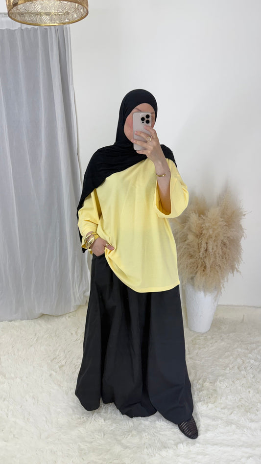 T-shirt Oversize | Jaune