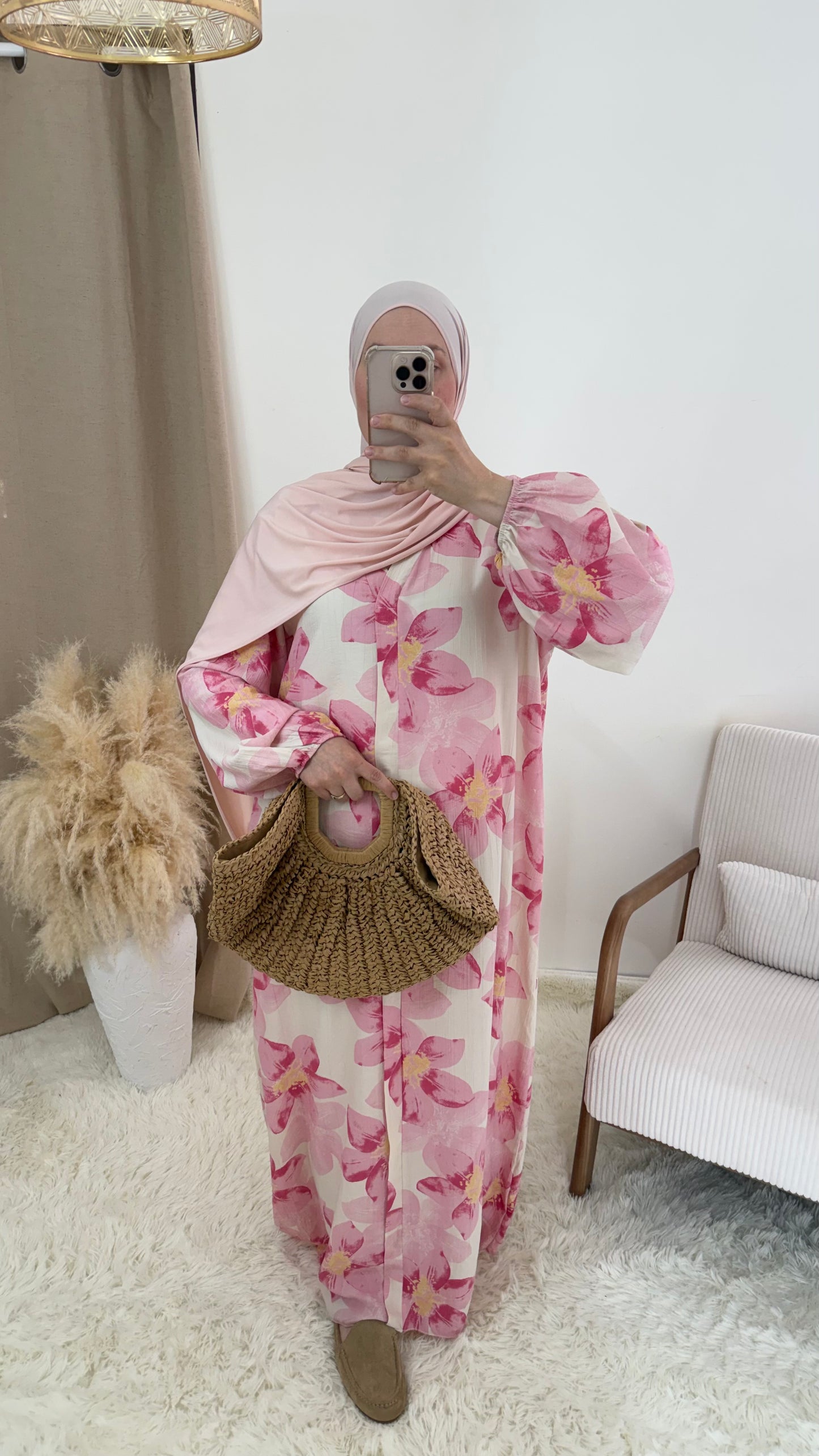 Robe fleuri | Rose