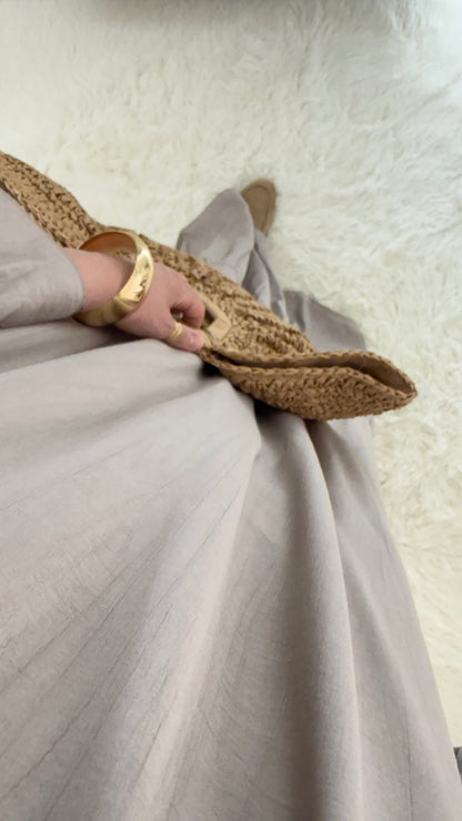 Abaya Bohème | Taupe