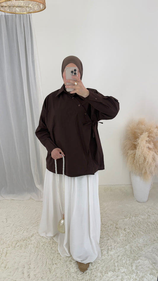 Blouse Coton | Chocolat