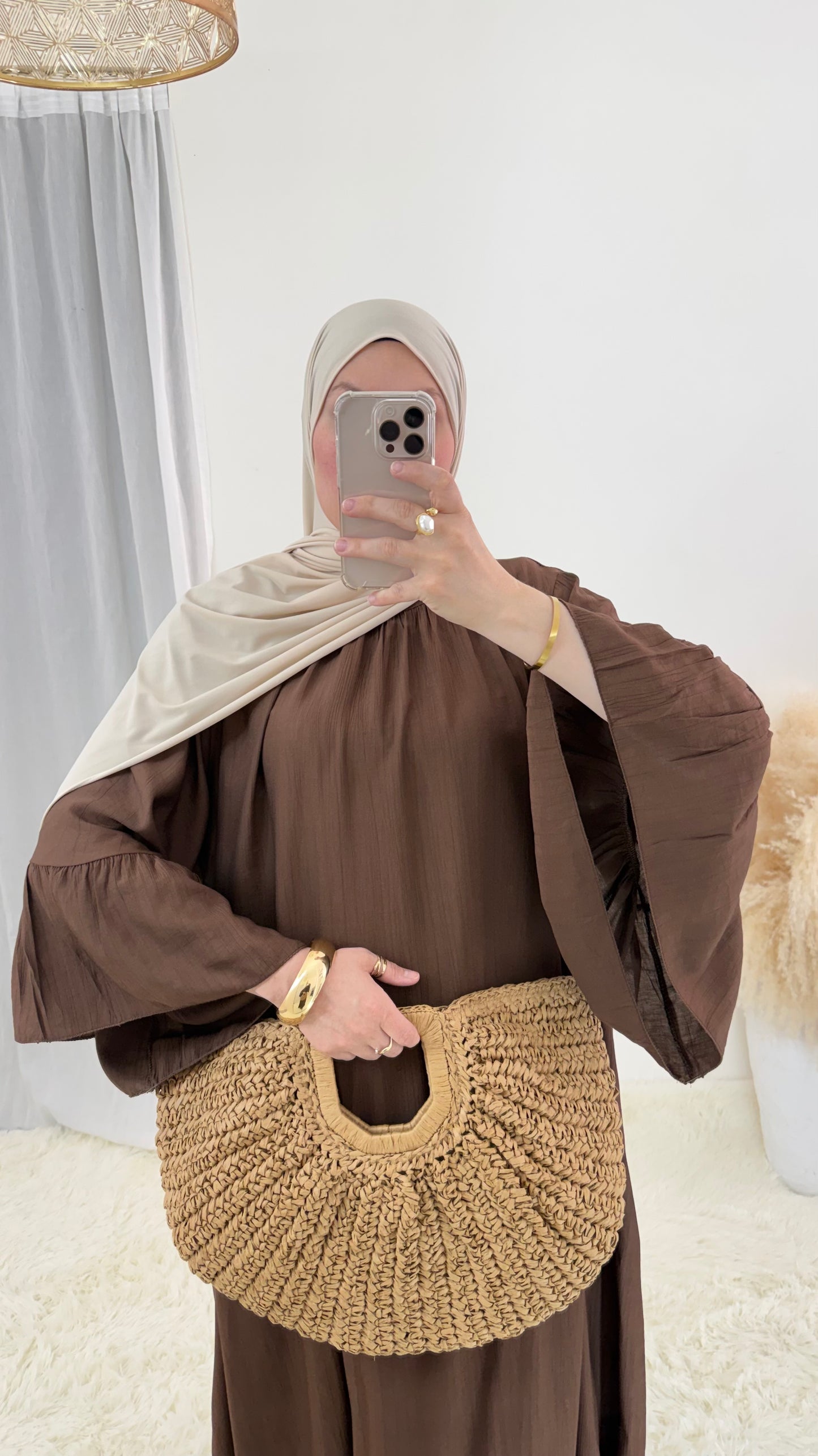 Abaya Bohème | Chocolat
