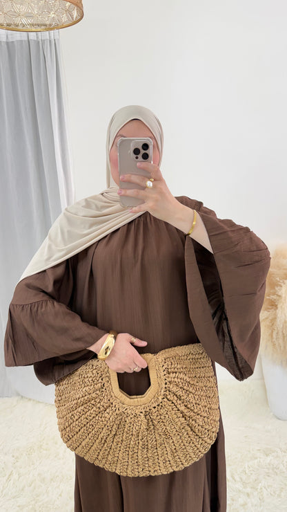 Abaya Bohème | Chocolat