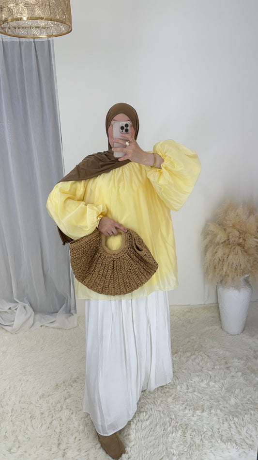 Blouse Talia | Jaune pastel