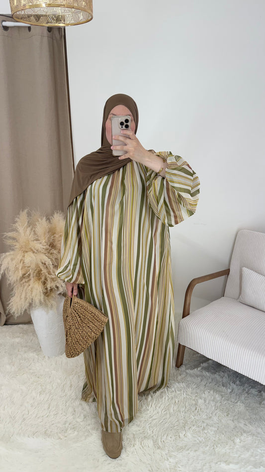 Robe Ambre | Vert mixt