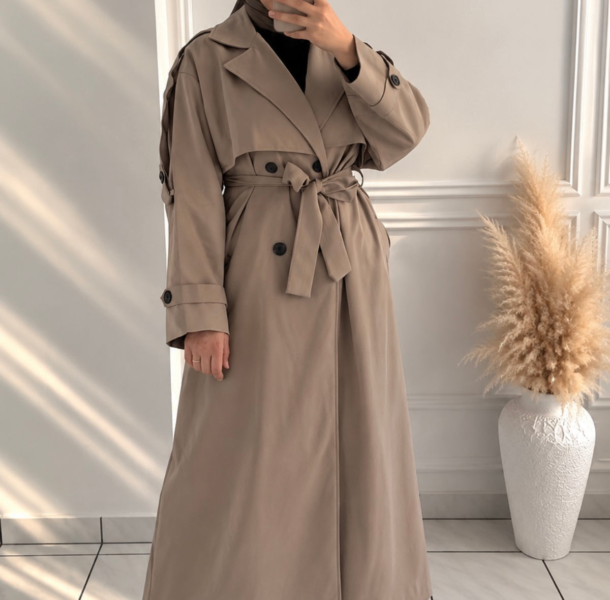 Manteaux structuré | Taupe